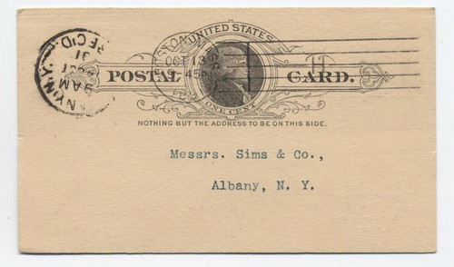 1891 boston cartolina - 1891,