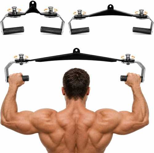 Lat pull down bar set - down,