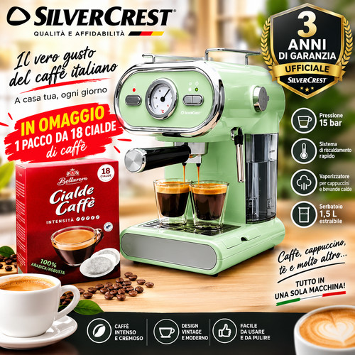 Silvercrest green espresso - green,